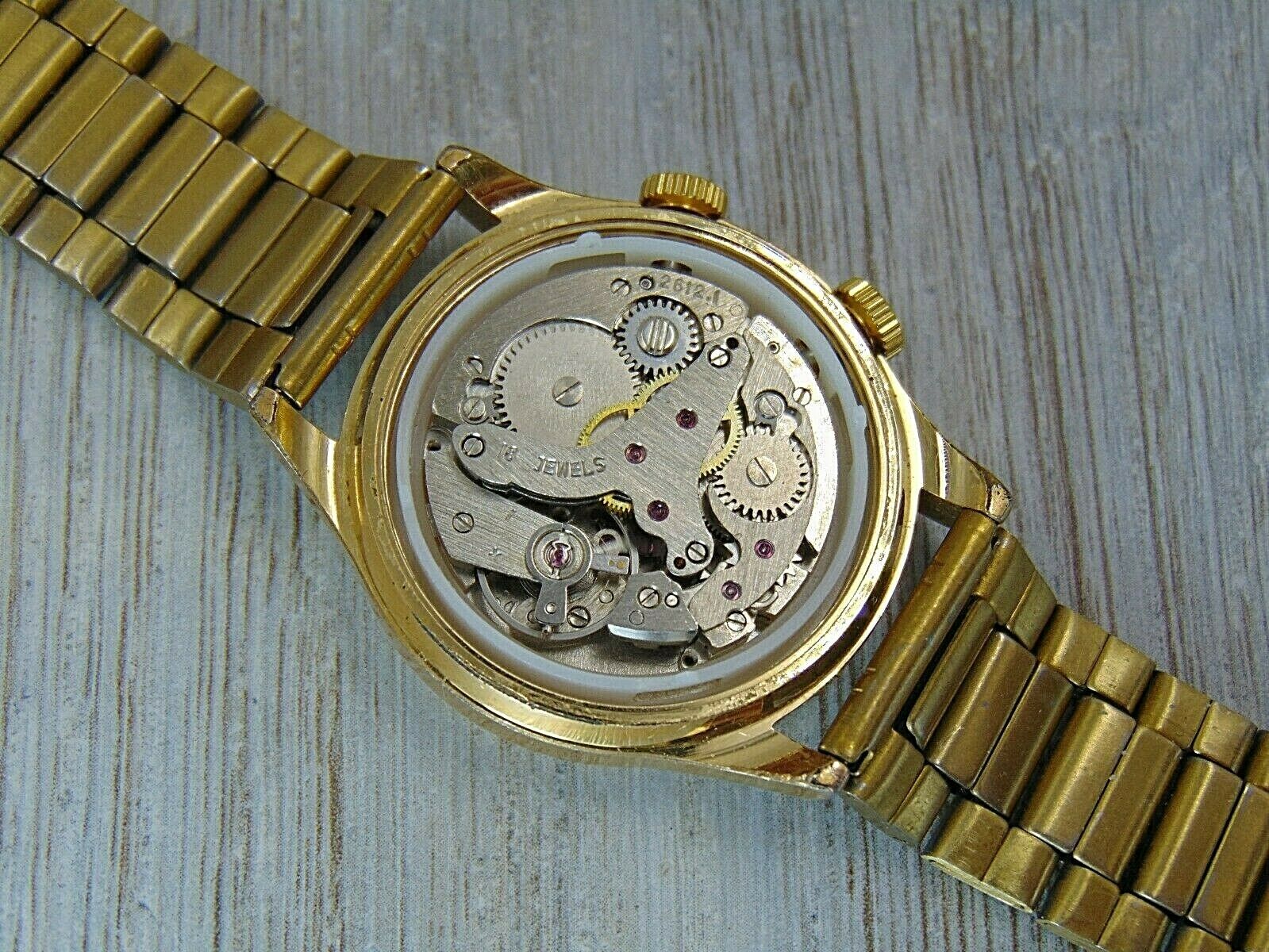 Poljot Alarma Dorado Completo 8