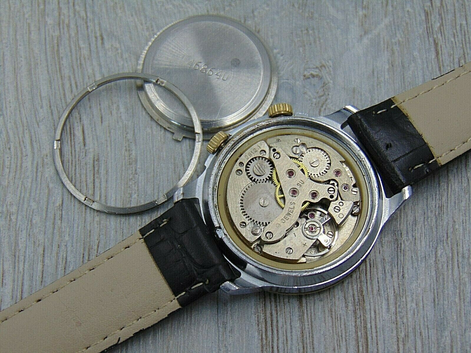 Poljot Columbus Correa Negra 10