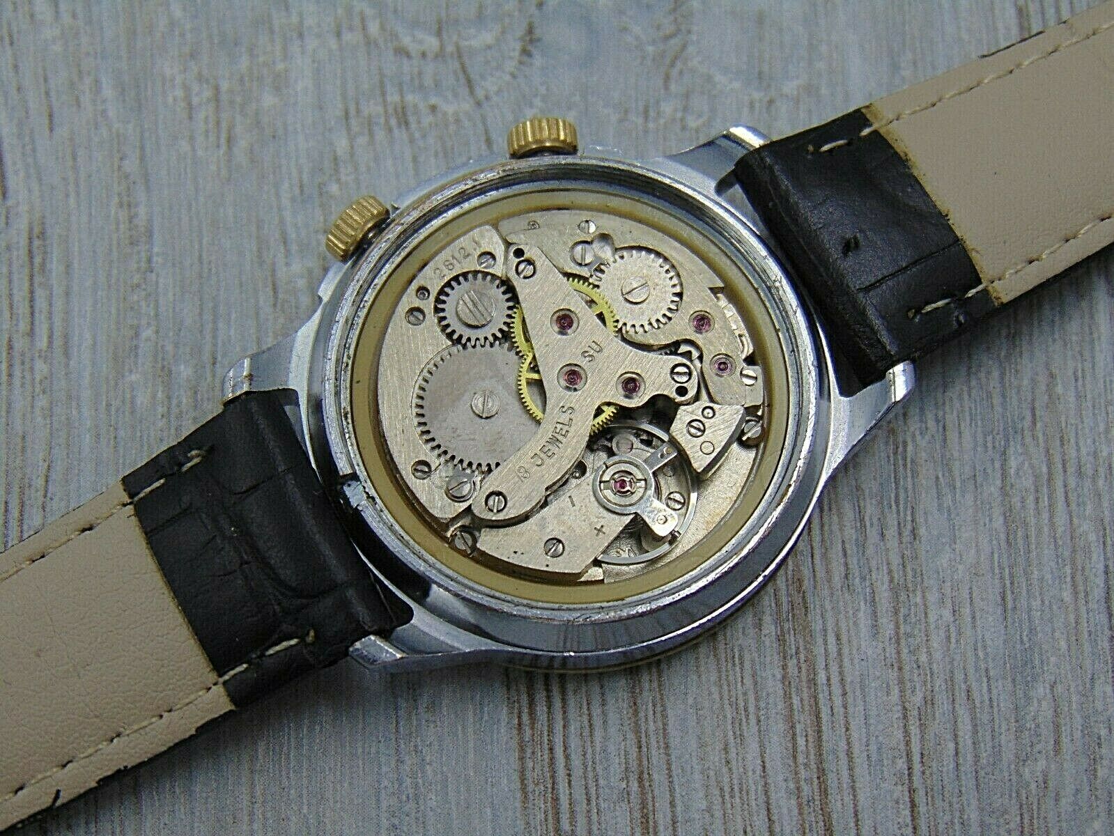 Poljot Columbus Correa Negra 11