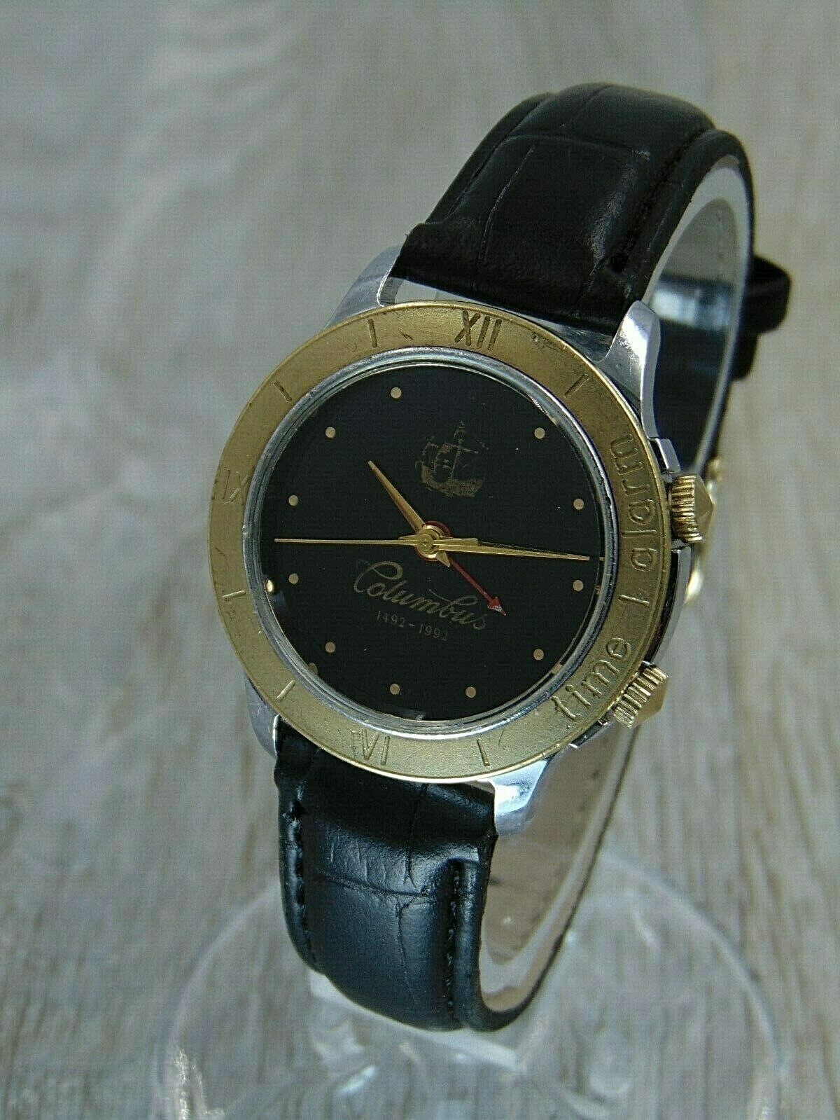 Poljot Columbus Correa Negra 2