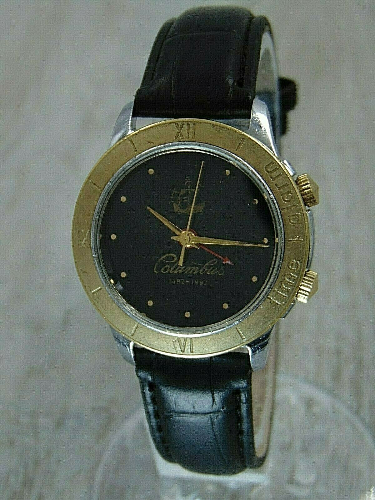 Poljot Columbus Correa Negra 3