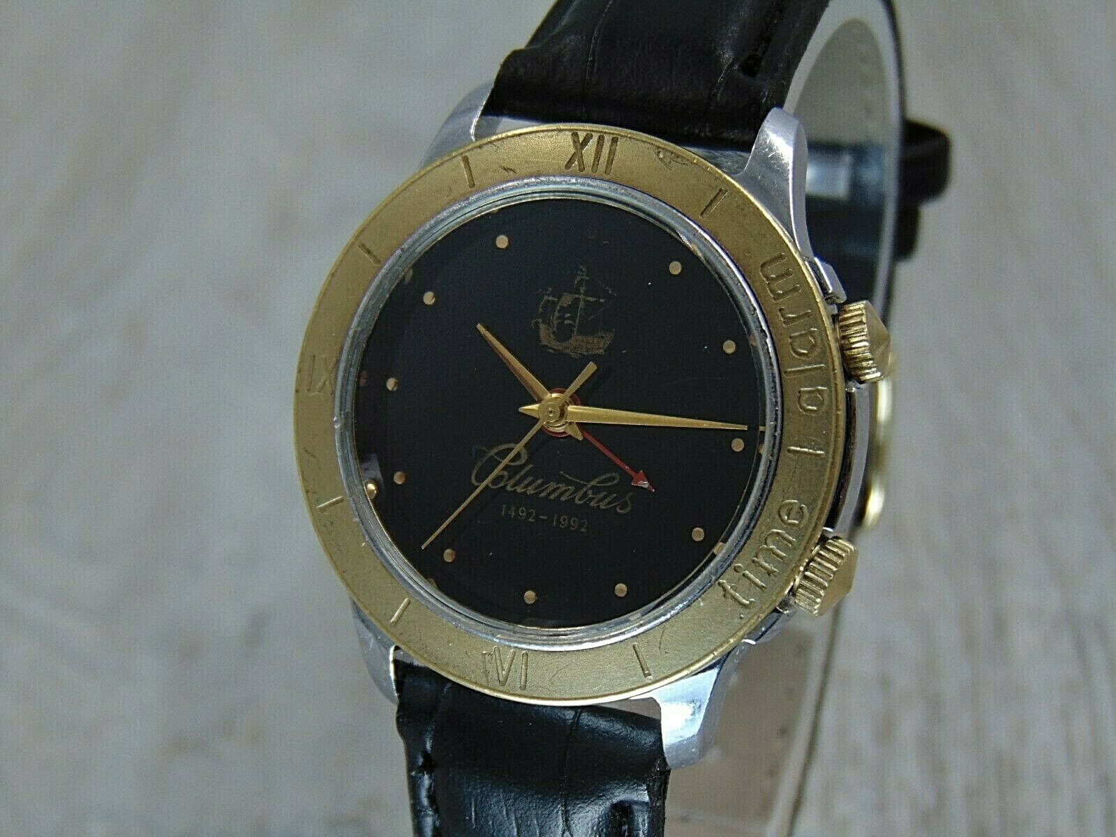 Poljot Columbus Correa Negra 6